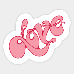 Pink Love Sticker